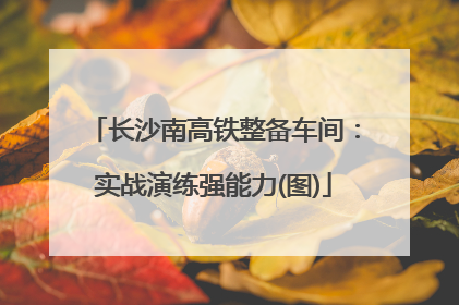 长沙南高铁整备车间：实战演练强能力(图)