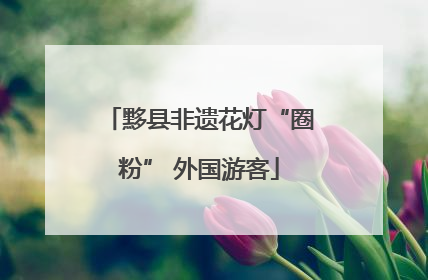 黟县非遗花灯“圈粉” 外国游客