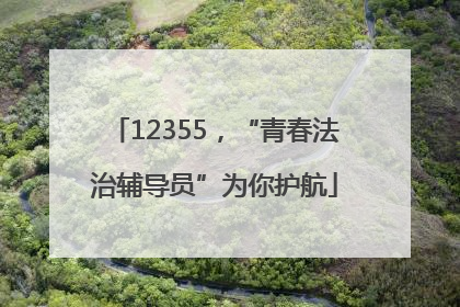 12355，“青春法治辅导员”为你护航