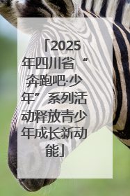 2025年四川省“奔跑吧·少年”系列活动释放青少年成长新动能