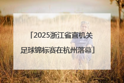 2025浙江省直机关足球锦标赛在杭州落幕